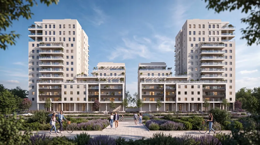 שדרה ירוקה ושביל אופניים – הדמיה, בראשית יבנה מזרח